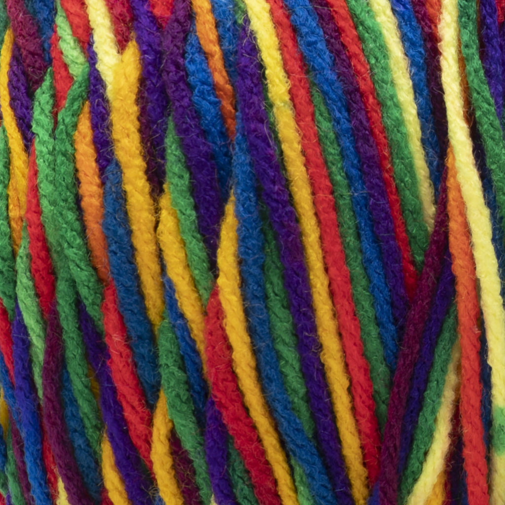 Red Heart Super Saver Jumbo #4 Medium Acrylic Yarn, Neon Stripe 10oz/283g, 482 Yards