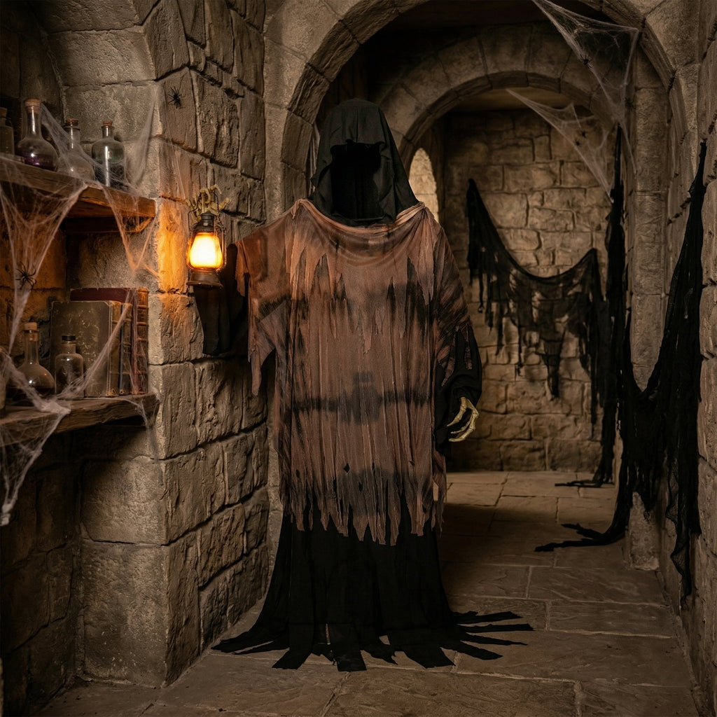 Animated 84-inch Reaper with Lantern, by Way to Celebrate