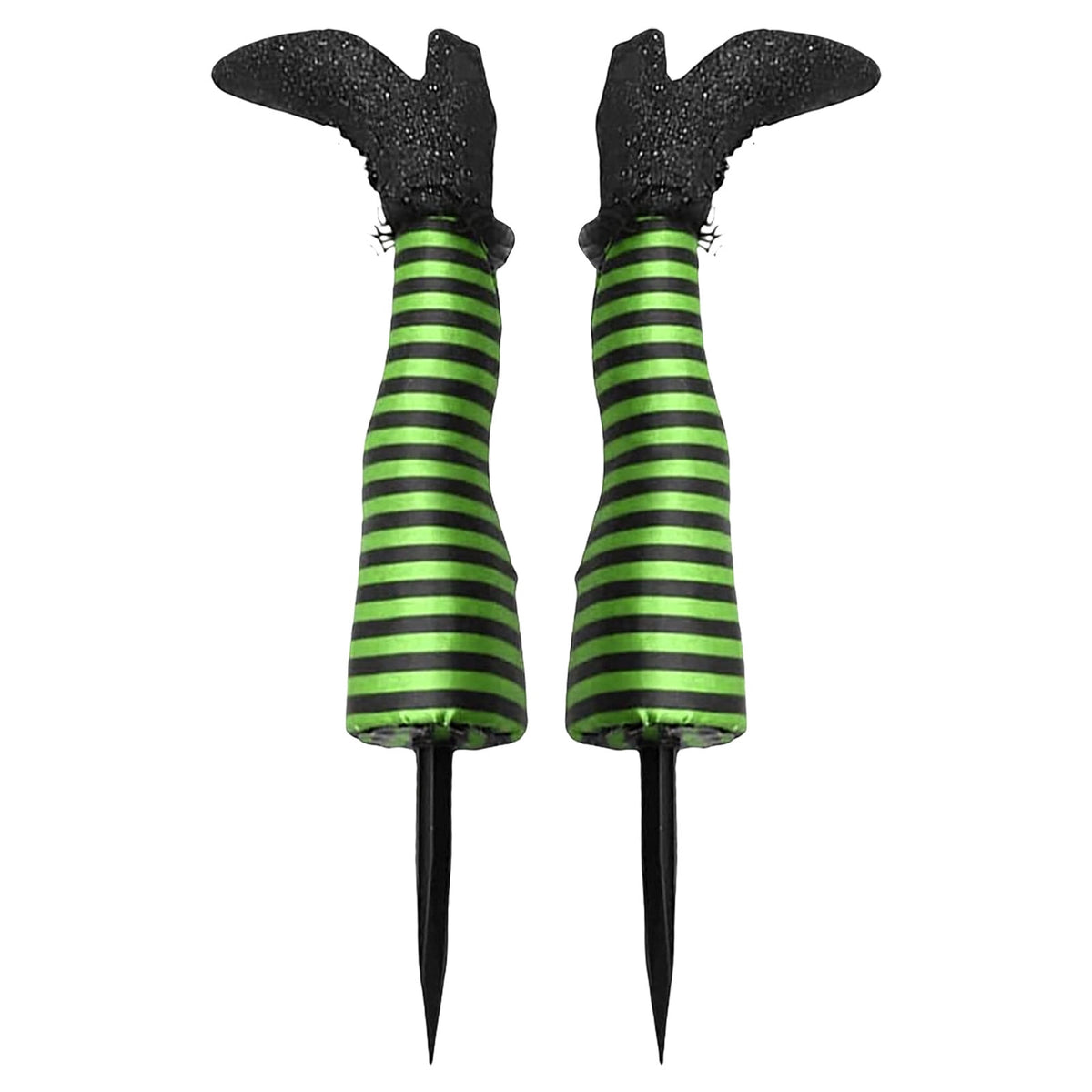 Halloween Decorations Outdoor Witch Legs Yard Stakes, 18.5" Witch Halloween Graveyard Lawn, Yard, Prop and Patio Decorations