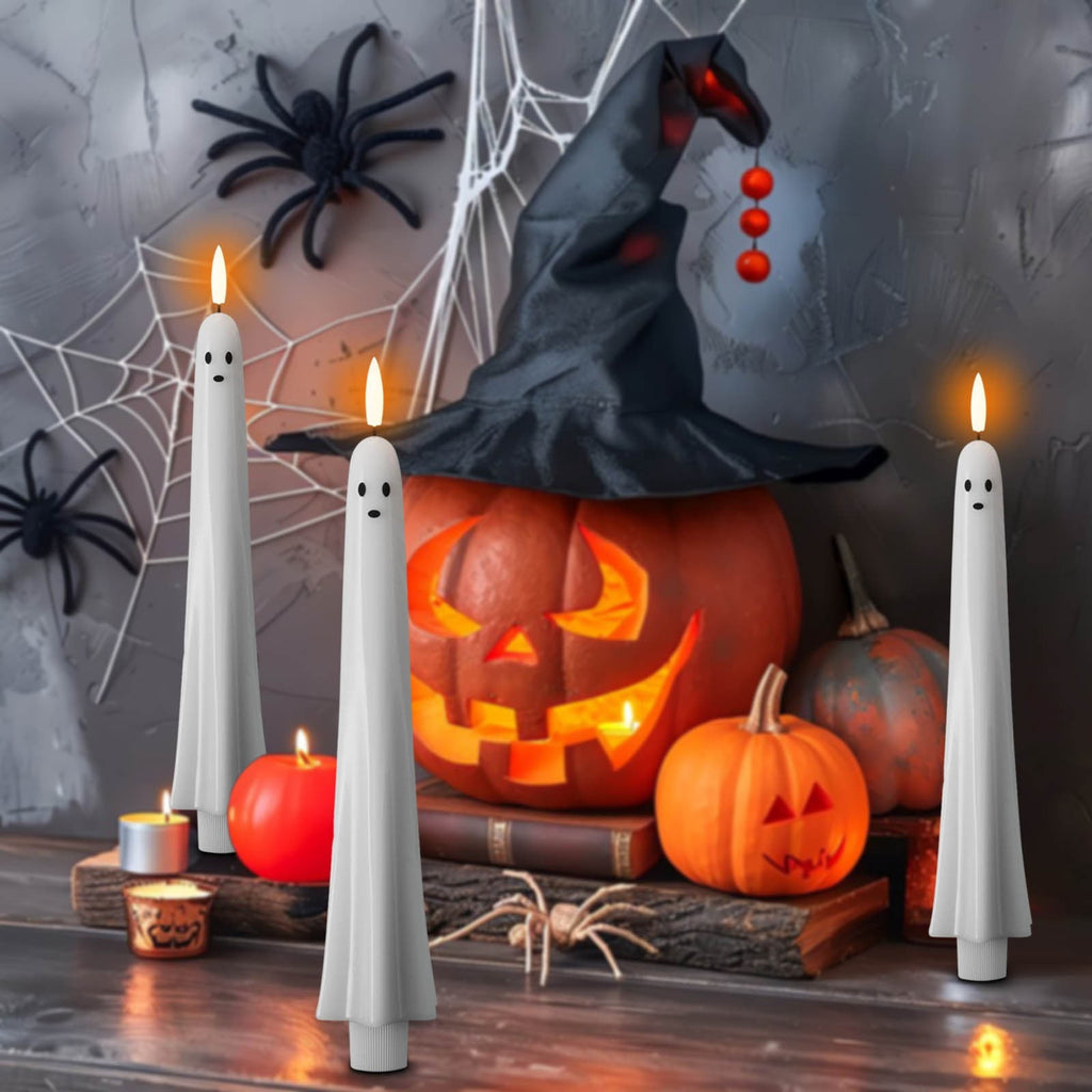 AZXY Halloween Decor, Halloween Indoor Decor, Halloween Tabletop, Artificial Red Silk Rose Stems, Gothic Fake Floral Bouquet, Halloween Decorations for Home Table Party Decor