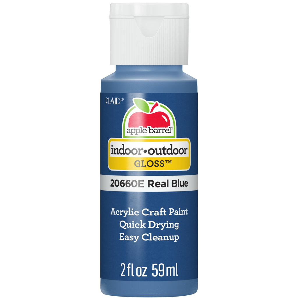 Apple Barrel Acrylic Craft Paint, Gloss Finish, Black, 2 fl oz