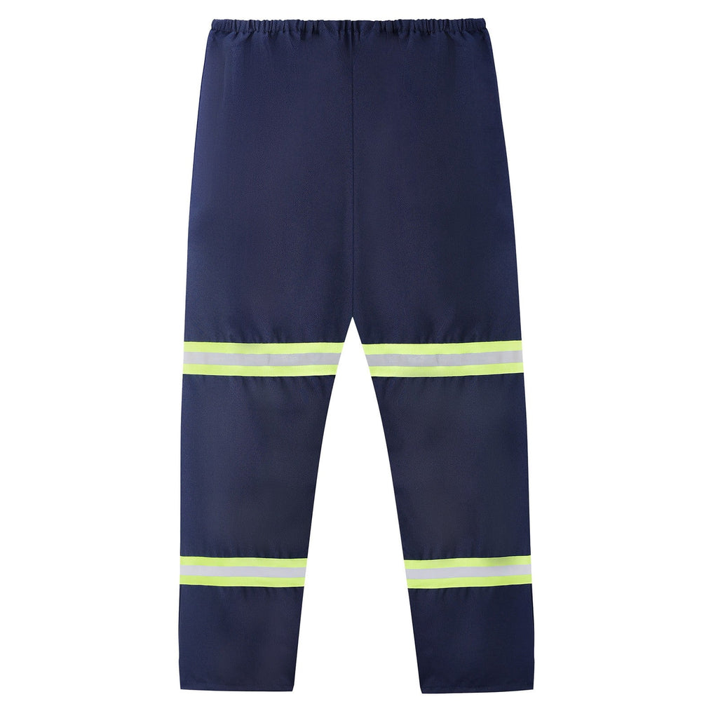 LIIPEE Boys Fireman Costumes Kids Fancy Dress Up With Accessories Clothes 7 Piece Party Outfits,18-24 Months
