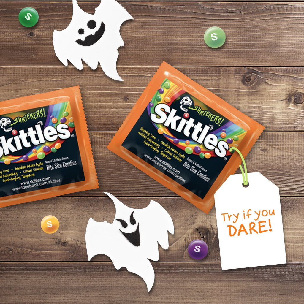 Skittles Shriekers Sour Halloween Chewy Candy Fun Size Bag - 10.72 oz