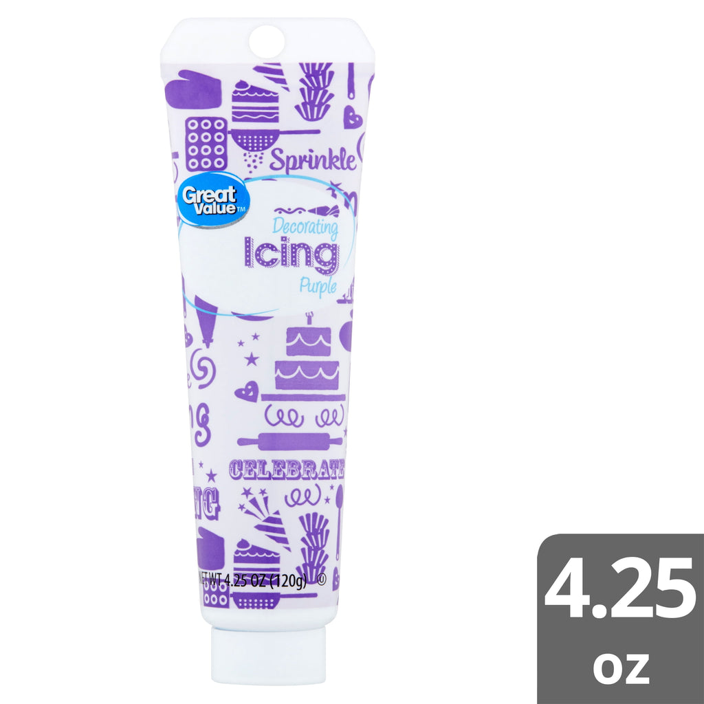 Great Value Purple Decorating Icing, 4.25 oz