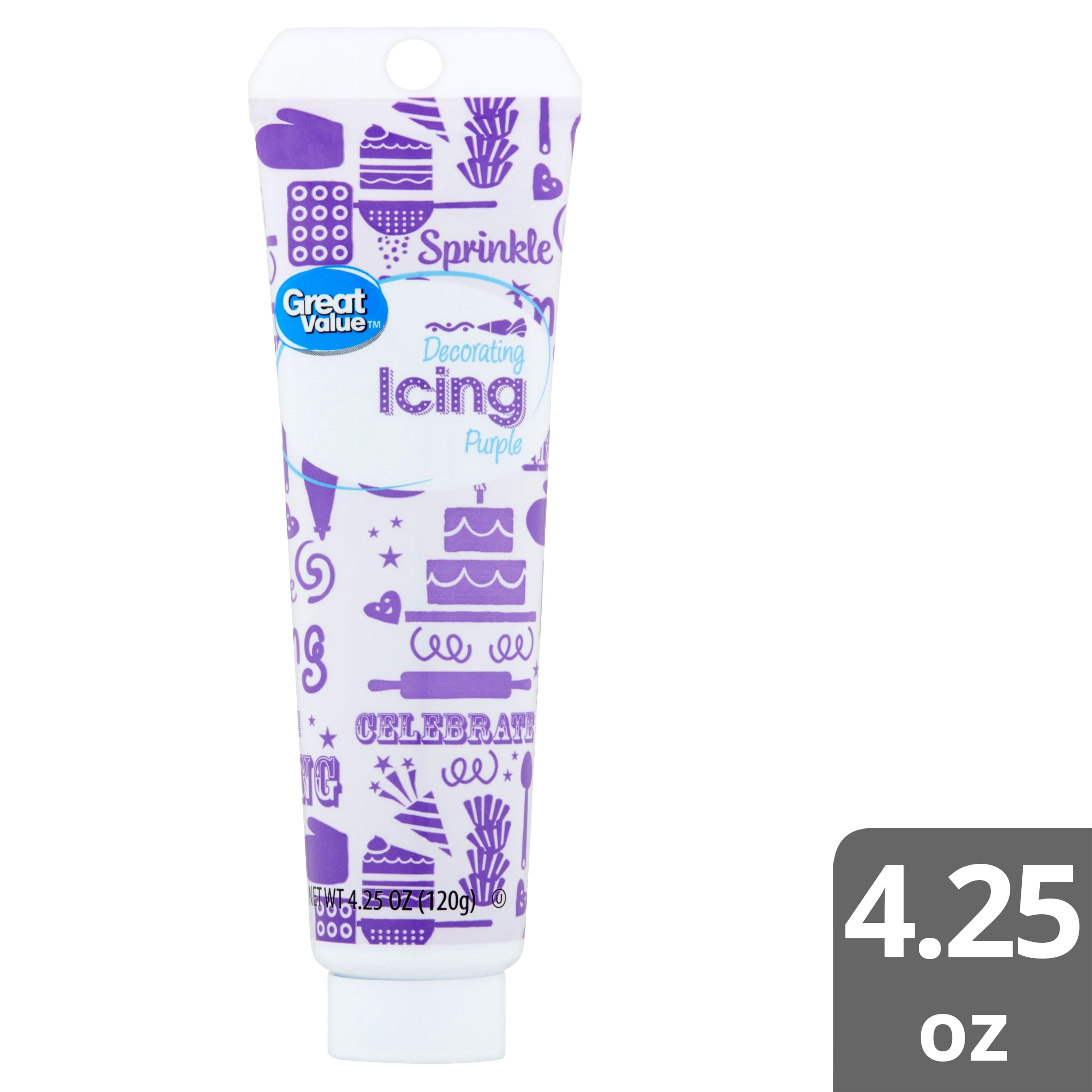 Great Value Purple Decorating Icing, 4.25 oz
