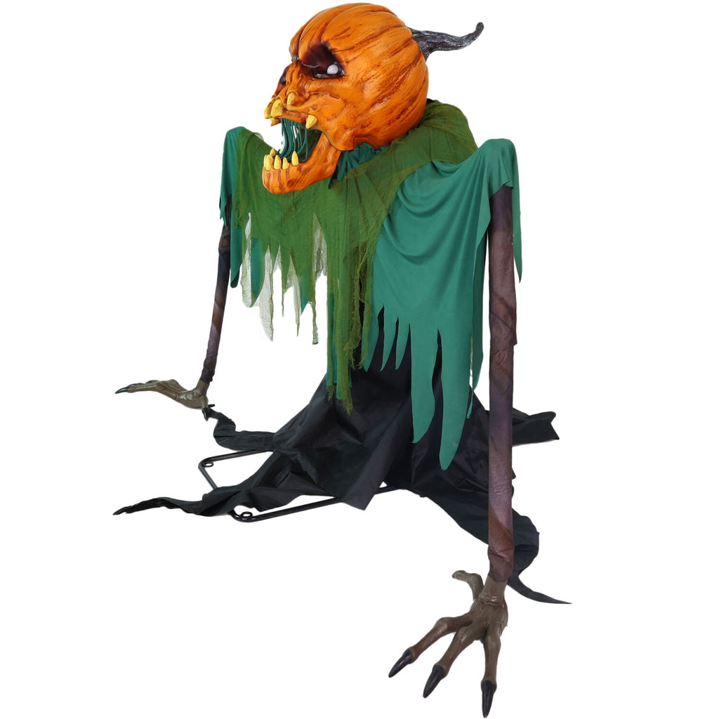 Haunted Hill Farm 4.7 ft Touch-Activated Animated Witch Cauldron Halloween Accessory, HHCAULDRON-1FLSA