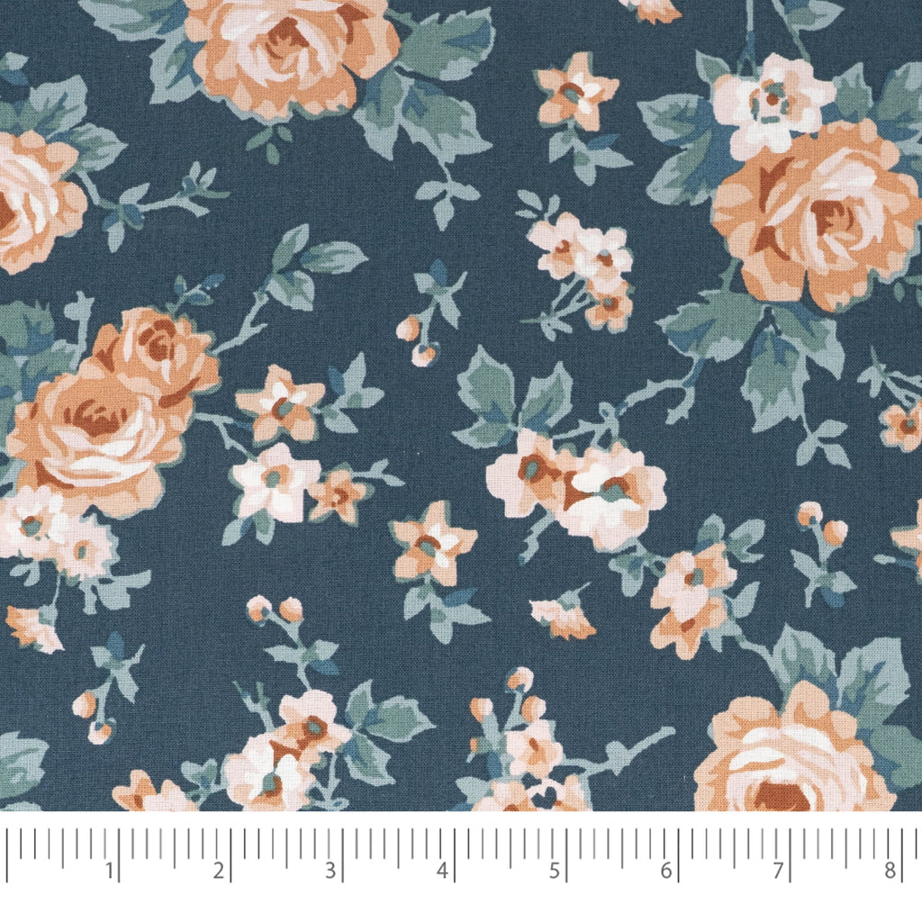 Waverly Inspirations Sewing & Craft Fabric, 1 Yard Cut, 100% Cotton, Cutout Floral Print, 44 in Wide