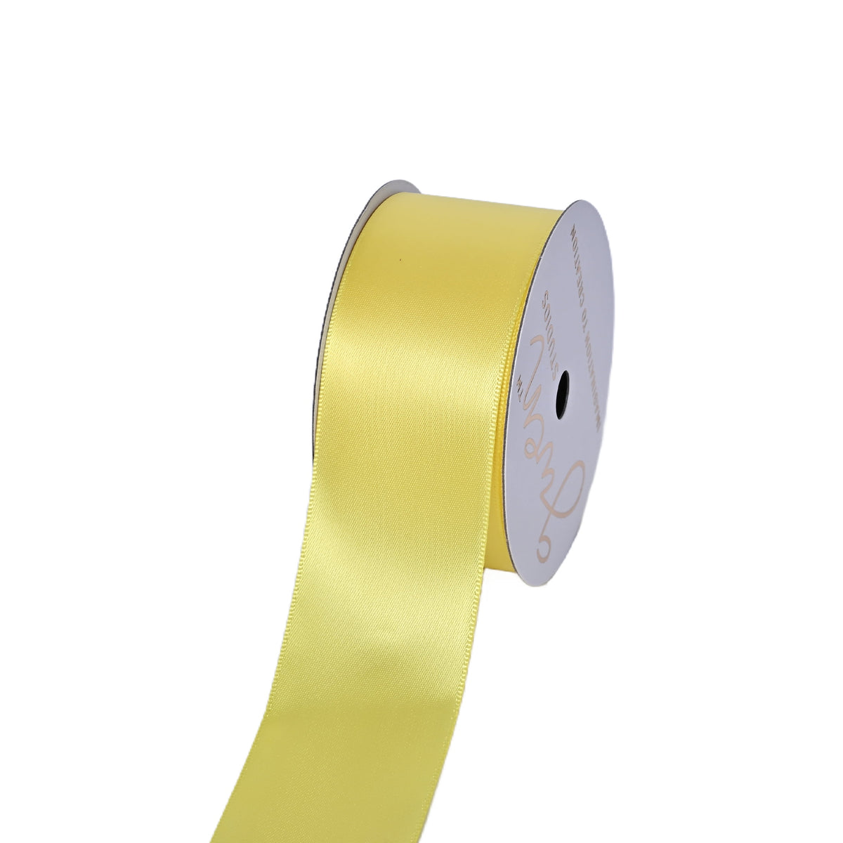 Gwen Studios 1.5" Brite Yellow Satin Ribbon, 4 Yards
