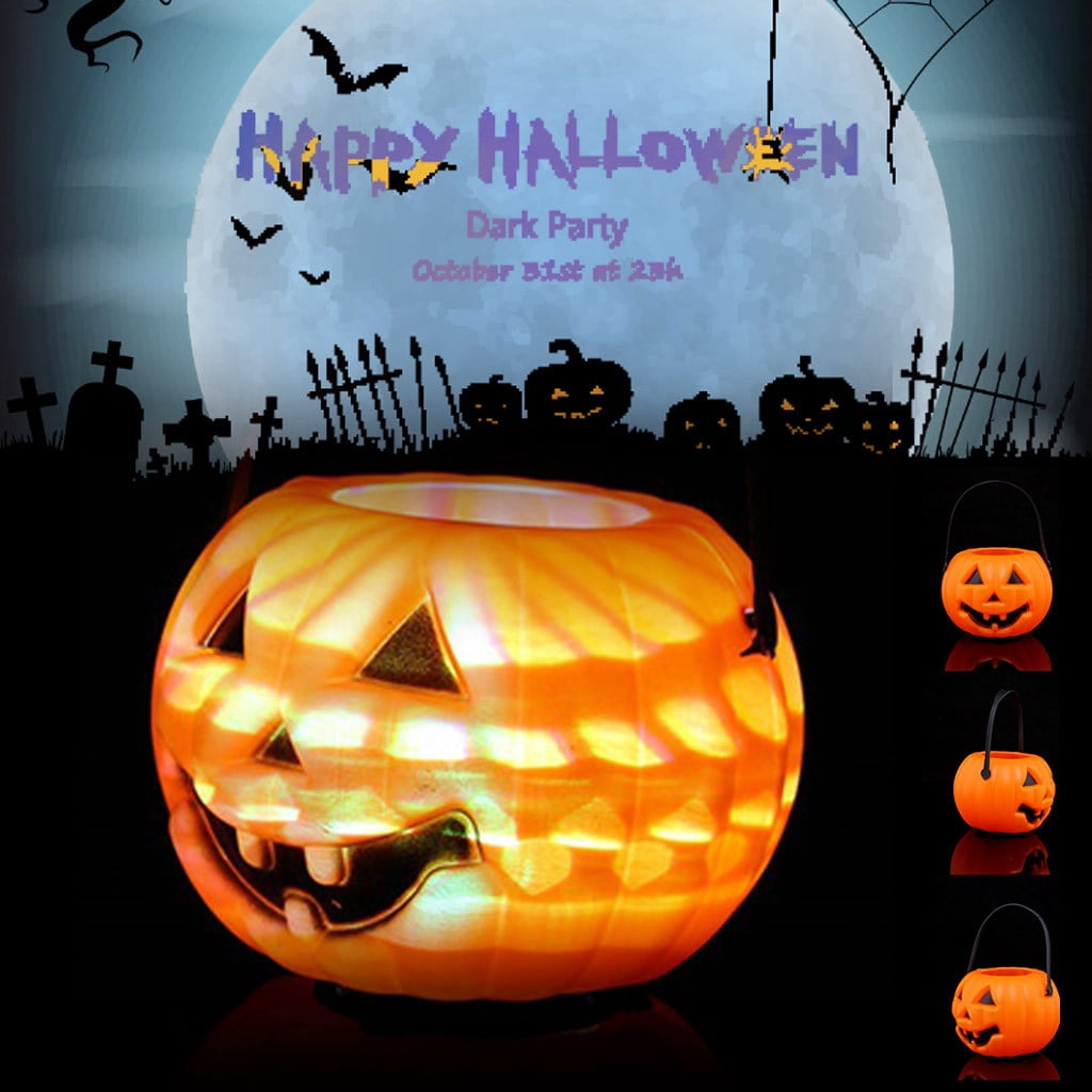 Gecau Halloween Decoration Hanging Solar Lantern Outdoor, Solar Powered Pumpkin Led Lights, Waterproof Halloween Decor, Halloween LanternIndoor Outdoor Halloween Decor Round Lightened