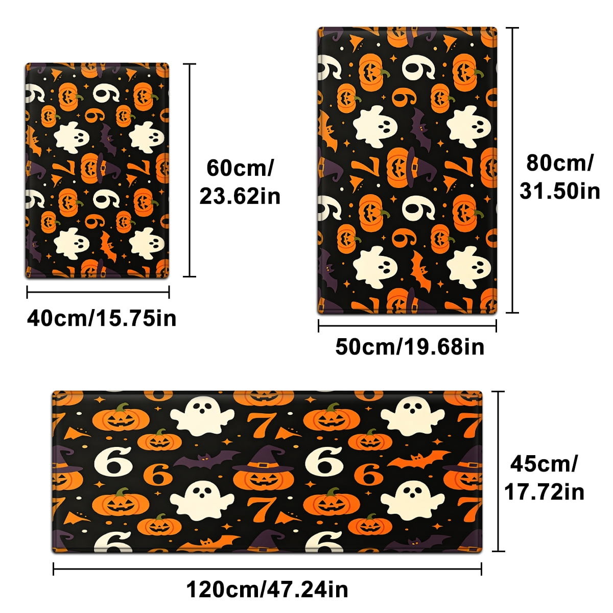 CCTFS Halloween Skeletons Holding Hot Drinks Household 1Pc Flannel Mat and Kitchen Rugs,Soft Non-slip for Bedroom Entryway