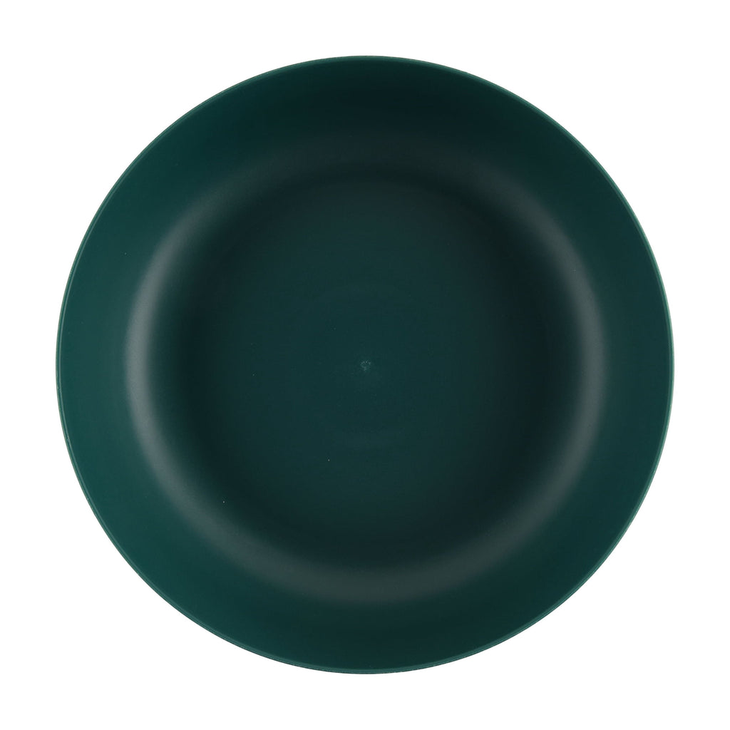 Mainstays 42 oz Round Plastic Dinner Bowl, Etched Bats, Black