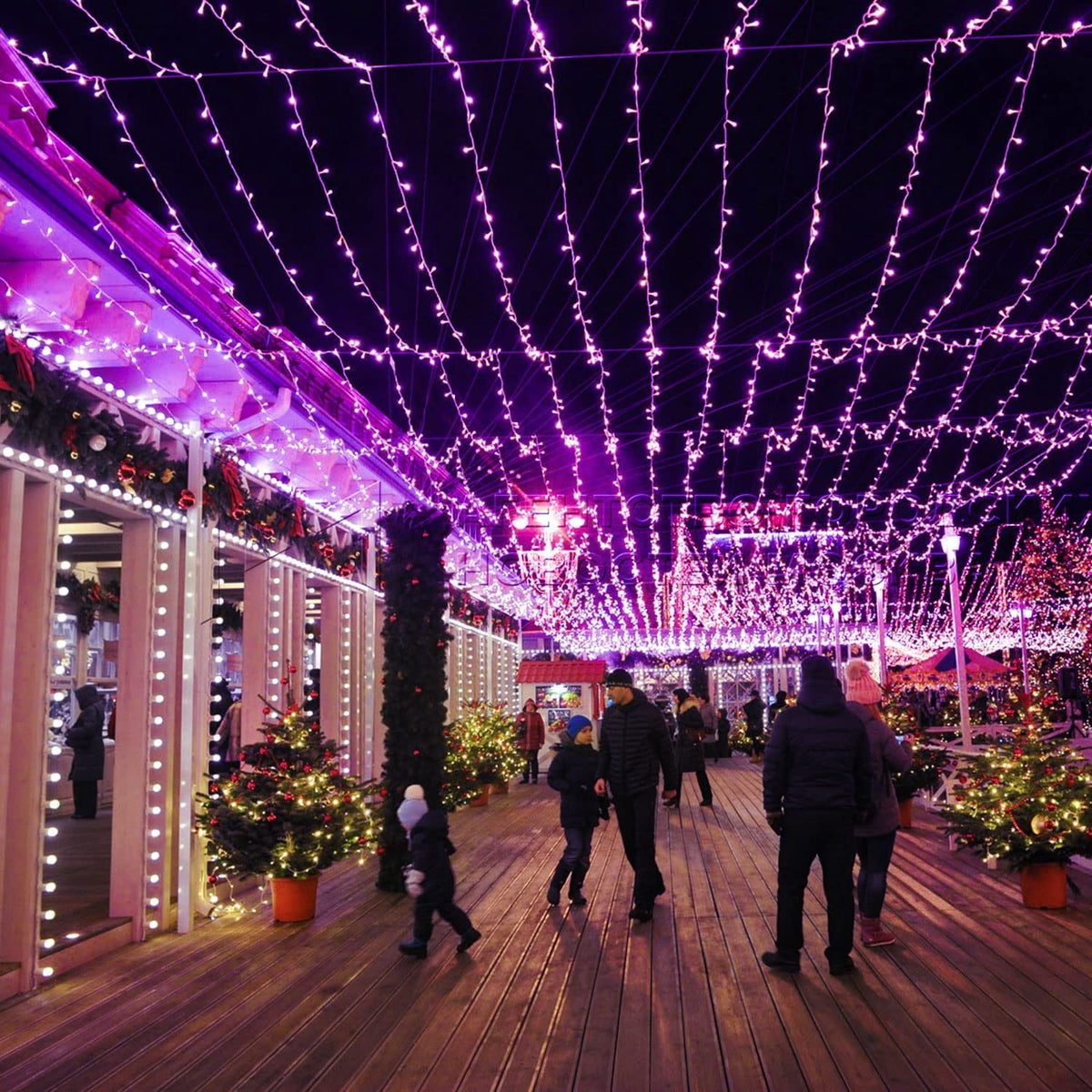 JMEXSUSS 200 LED Christmas Lights Indoor Outdoor, Connectable Warm White Christmas Tree Lights Clear Wire, 66 Ft Twinkle Fairy String Lights Plug in for Bedroom Wedding Christmas Tree Decorations