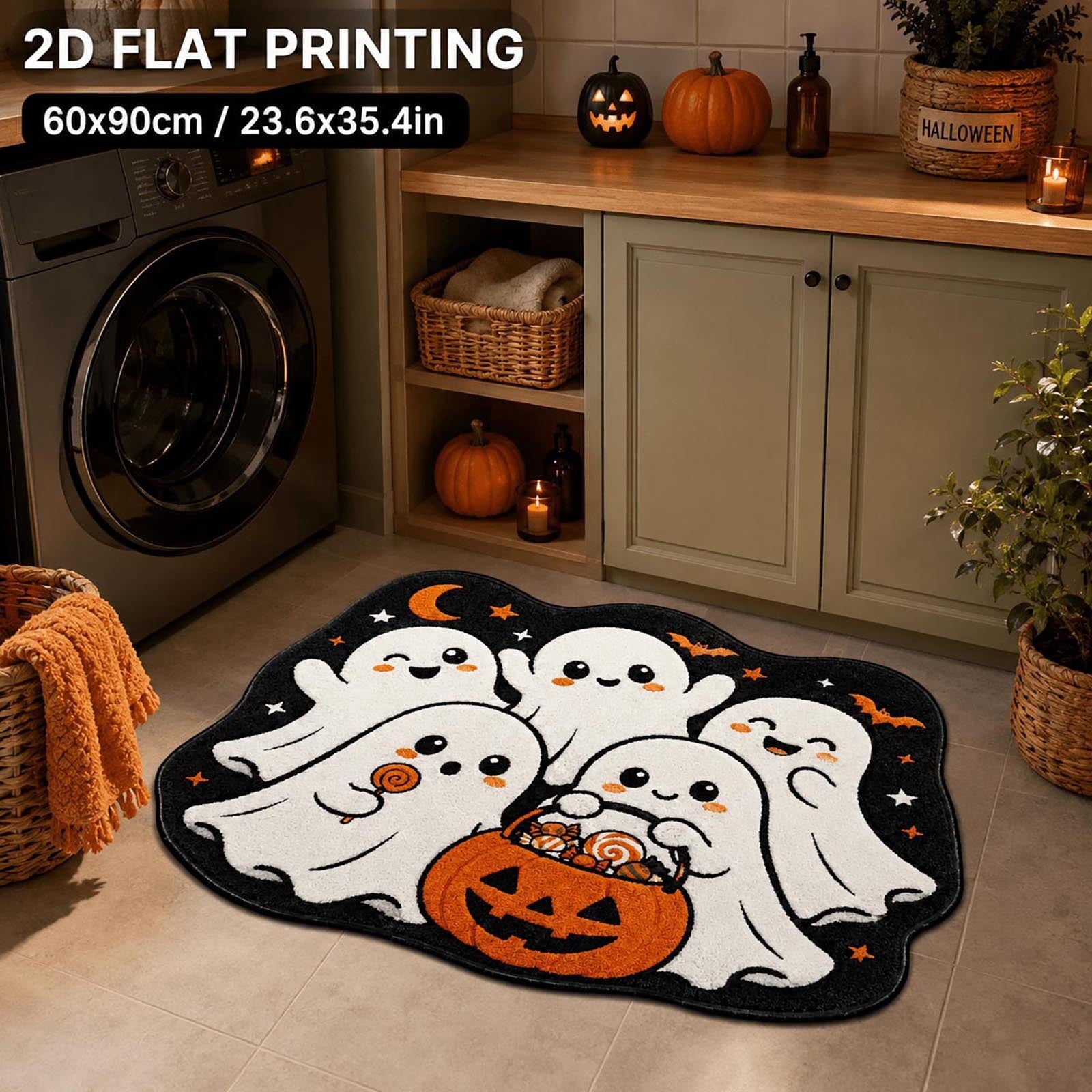 Halloween Doormat Halloween Home Decoration Doormats, Create A Holiday Atmospheres 40*60cm Halloween Party Supplies