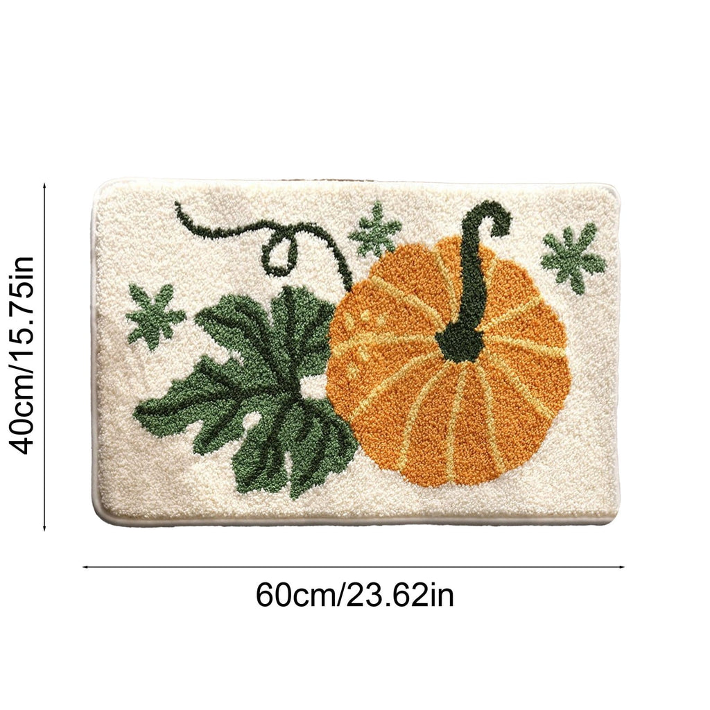 Taotanxi Spider Web Bath Mat, Halloween Bathroom Rug 15x23 Inches, Halloween Rugs Bathroom Decor, Black Gothic Bath Mat, Ultra Soft Great Absorbency