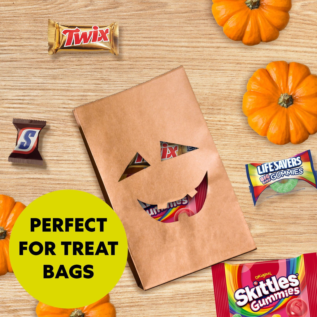 Snickers, Skittles Gummies, Twix & Life Savers Gummies Halloween Candy - 70 Ct Bulk Bag