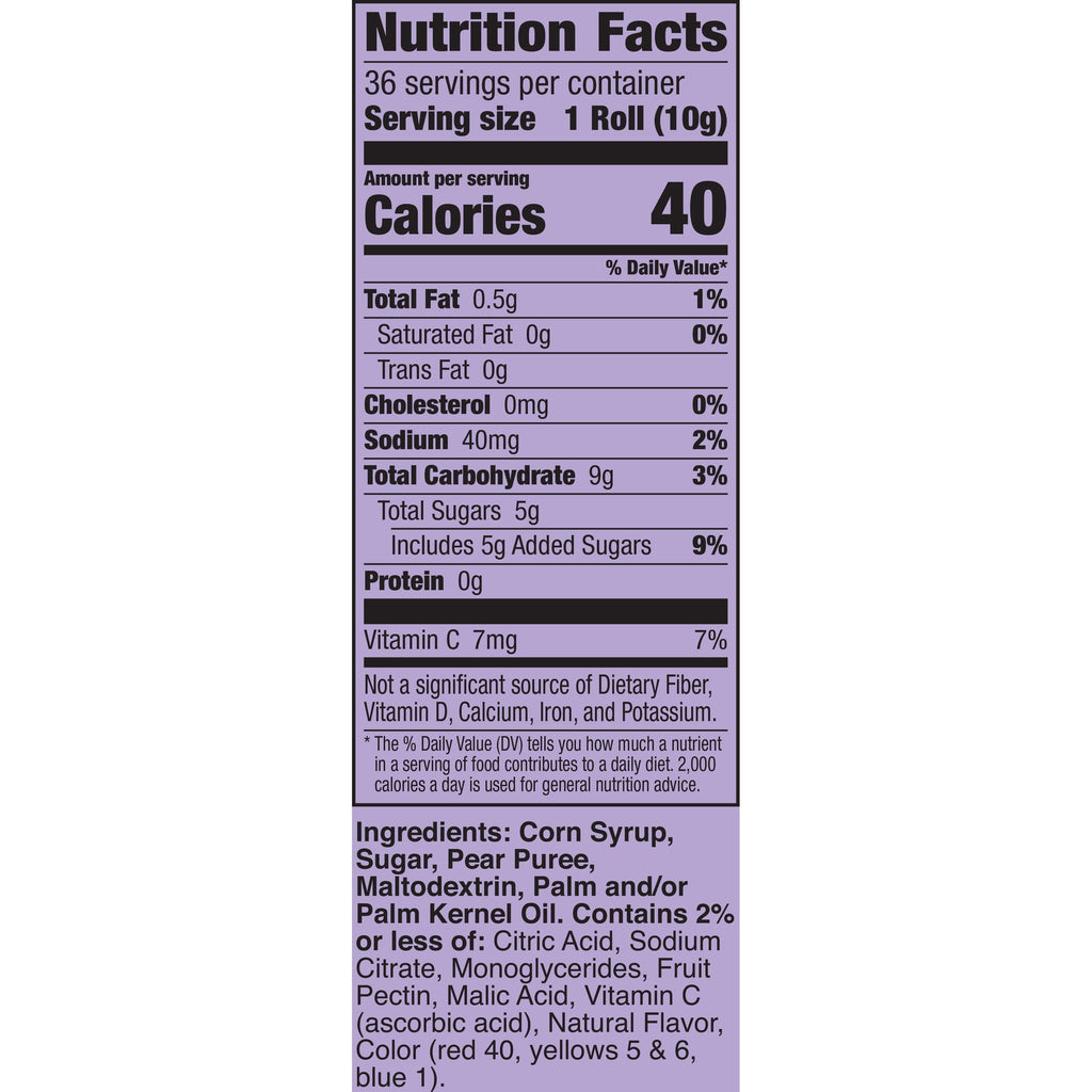 Fruit Roll-Ups Mini Rolls, Screamin' Strawberry Fruit Flavored Snacks, 36 Ct, 13.3 oz