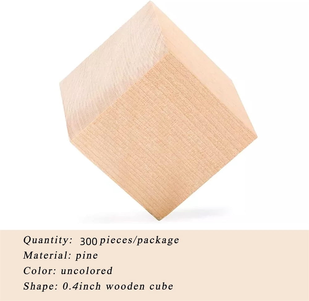 2 Inch Wooden Cubes,Wooden Blocks for Arts and Crafts and DIY Projects,Natural Pine Wood Square Blocks,Topboutique Unfinished Wood Blocks for Wood Crafts,8 Pcs