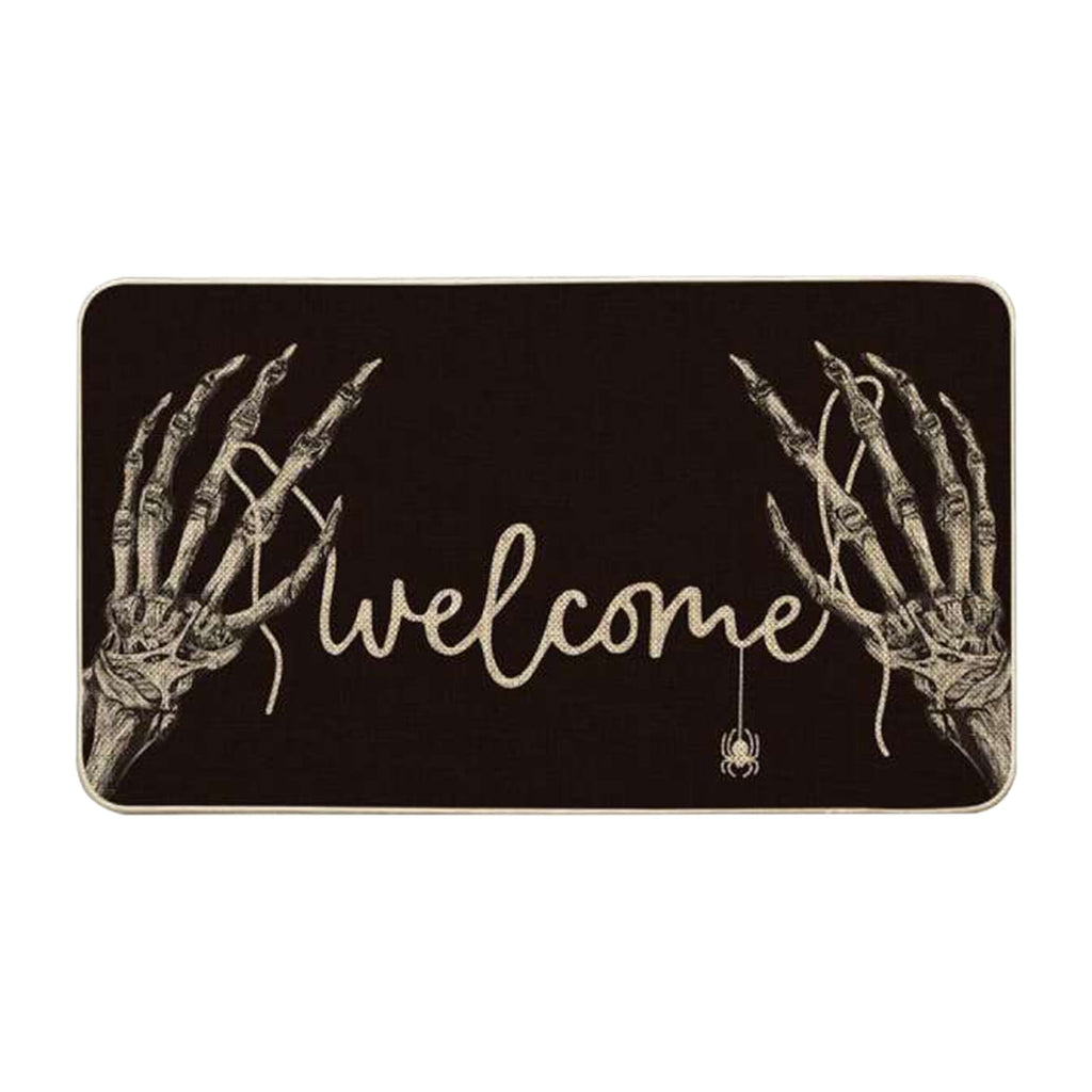 YIMWNYI Halloween-Themed Door Mat, Spooky Entryway Rug, Non-Slip Wiper, Decorative Pumpkin Mat, Perfect for Trick-or-Treaters, Versatile Indoor Outdoor Decor