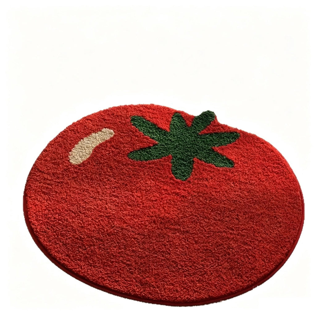 Sruoe Summer Carnival Printed Floor Mat, 15.74"x23.62", Water Absorbent Non Slip Doormat, Flannel Entryway Bathroom Kitchen Household Decor Rug