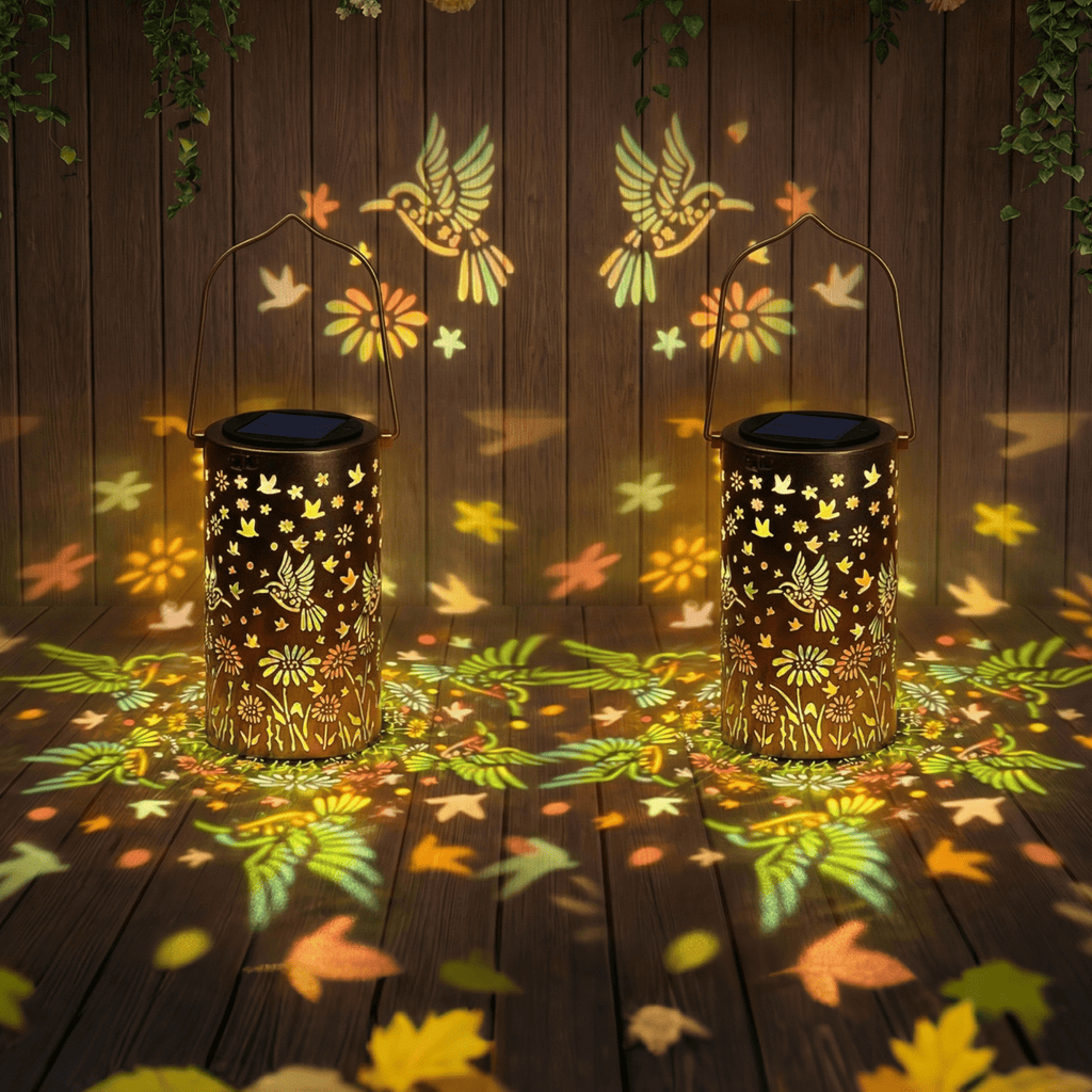 Colorful Solar Lanterns IP65 Outdoor Waterproof, Mother's Day Gifts for Women Mom Grandma - LED Colorful Sunflower Solar Lights Metal Hanging Lantern for Patio Yard Porch