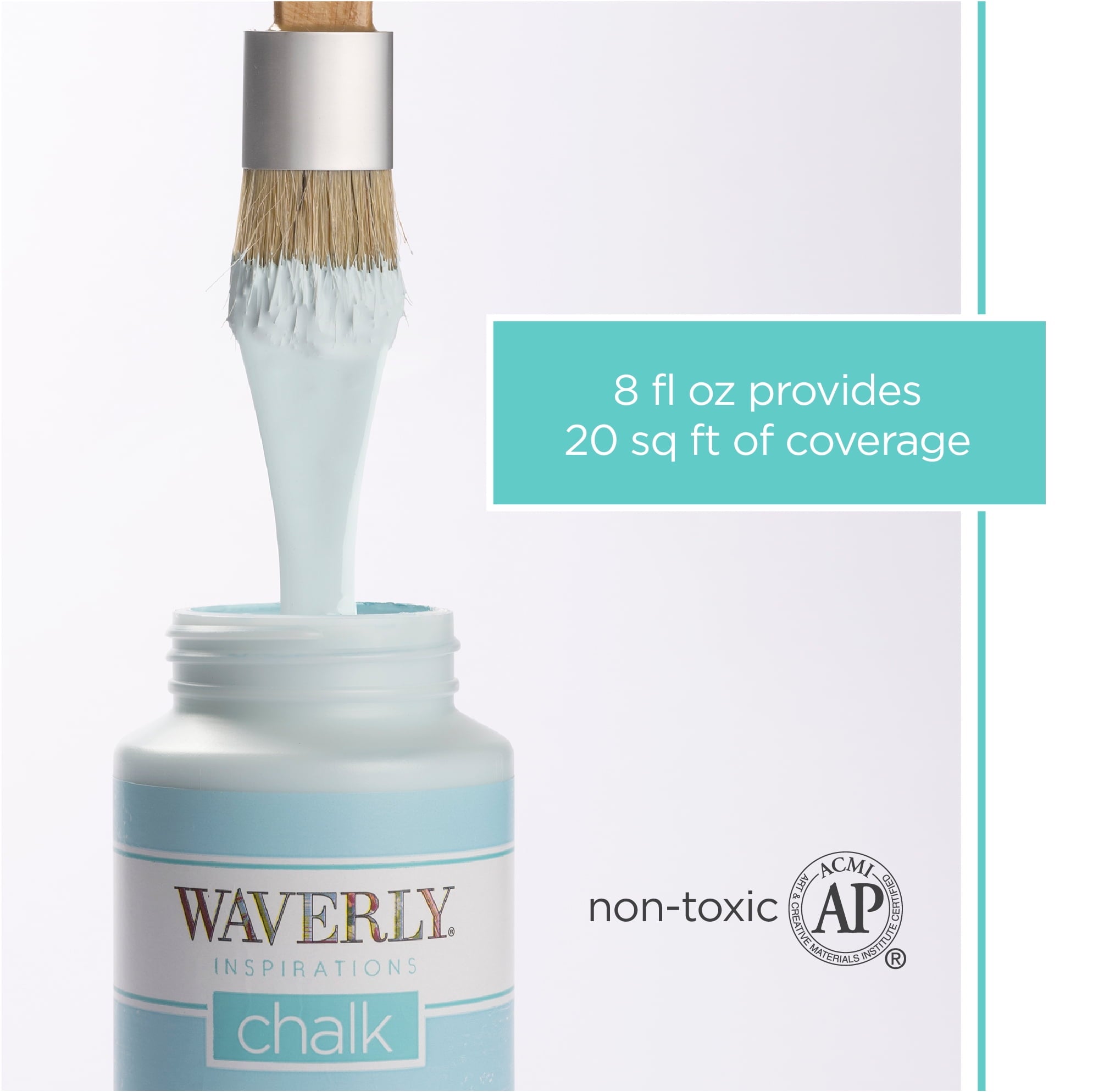 Waverly Inspirations Chalk Paint, Ultra Matte, Night Sky, 8 fl oz