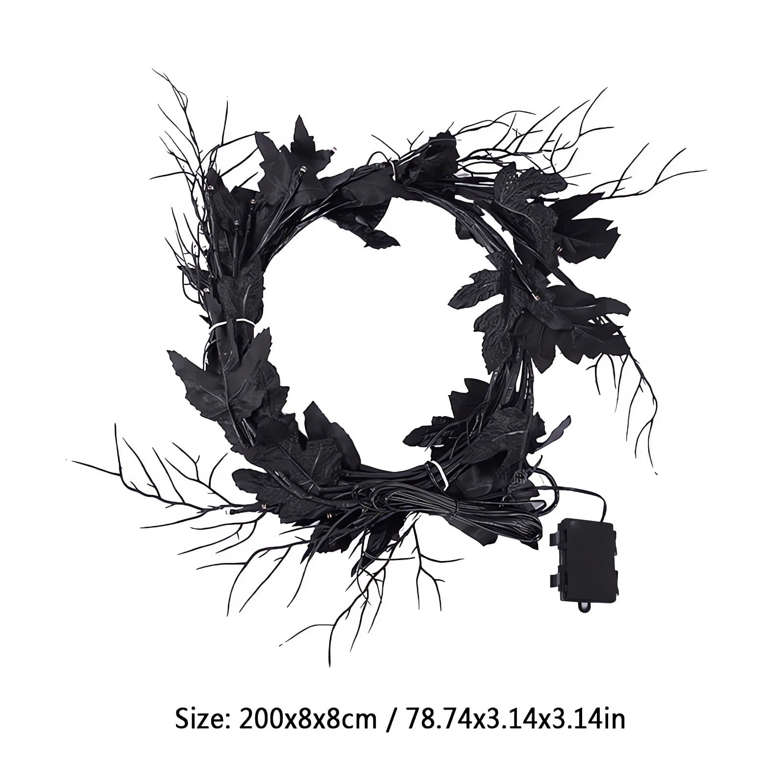 Uandlove Halloween Lights Indoor Outdoor Halloween LED Decorative Lights Room Bedroom Ghost Festival Ambience Layout Rattan Lights