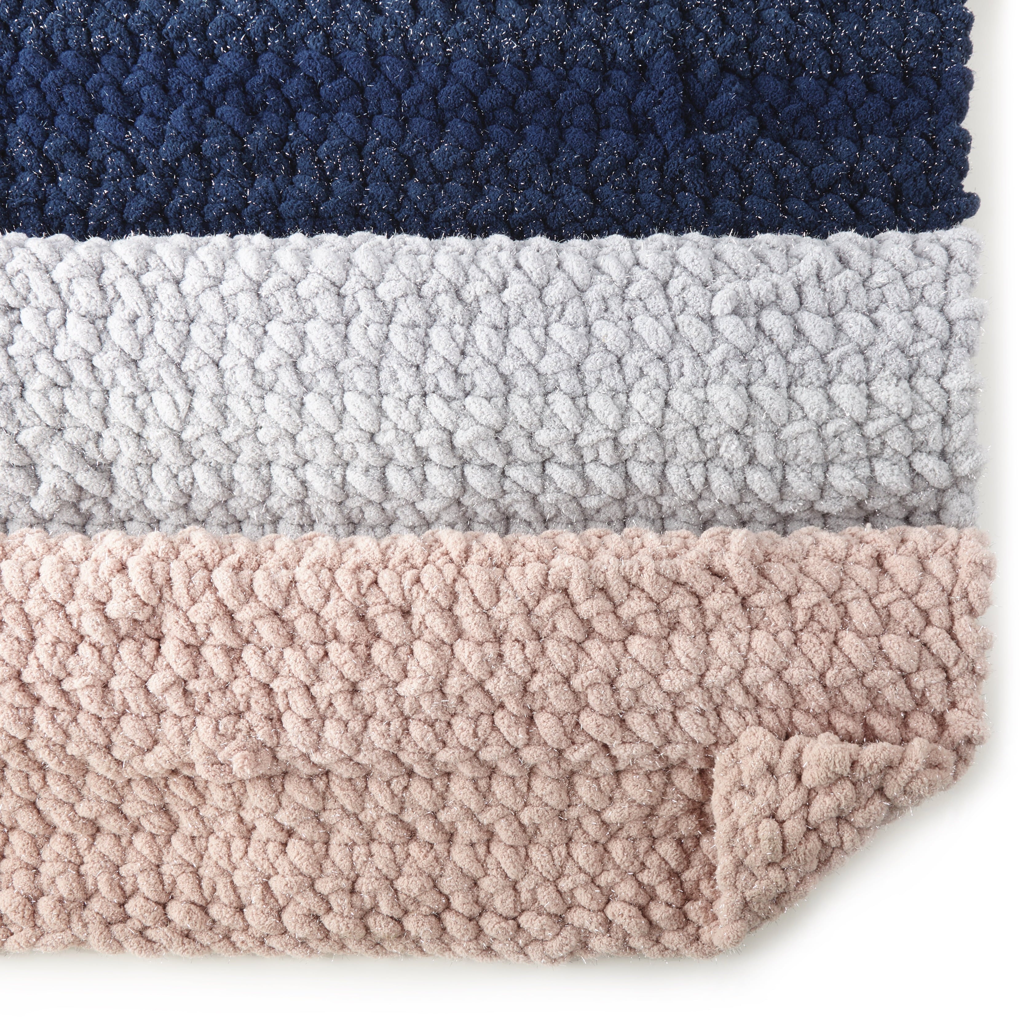 Mainstays Chunky Chenille Yarn, 31.7 yd, Ivory, 100% Polyester, Super Bulky