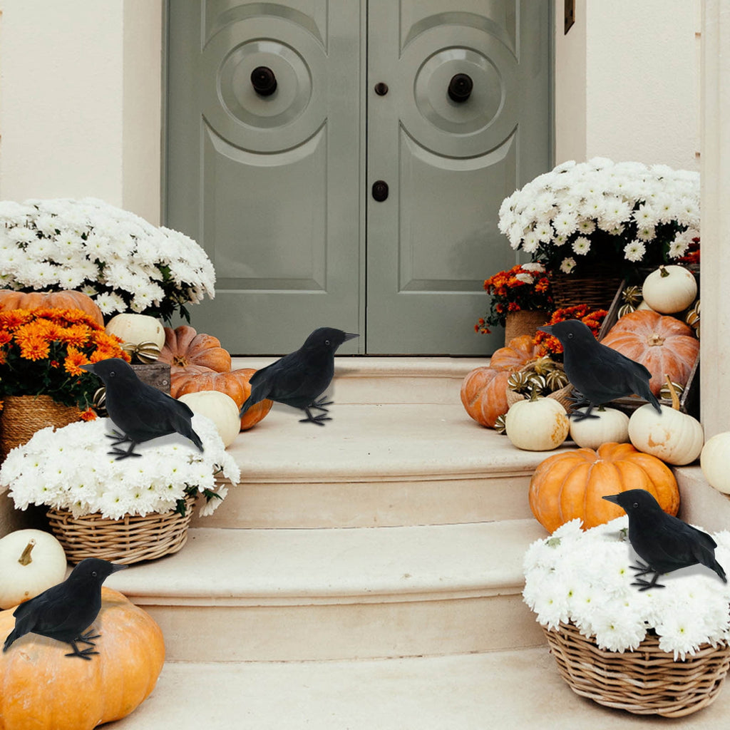 TOPRenddon Happy Halloween Door Mat, Front Door Mat Non Slip, Welcome Skull Ghost Yard Floor Doormat Kitchen Entry Outdoor Indoor Entrance