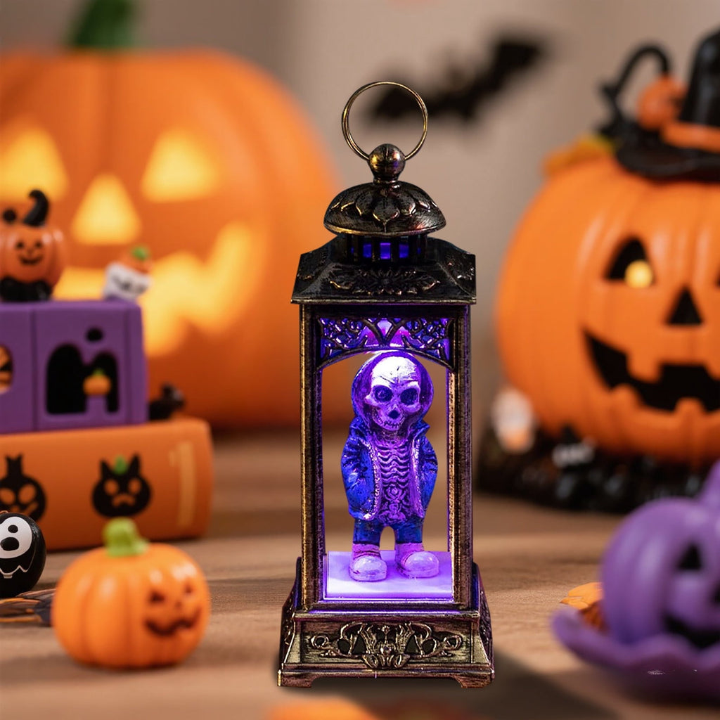 Halloween LED Skeleton Battery Operated Flameless Candle Light For Party Bar & Room Decorations