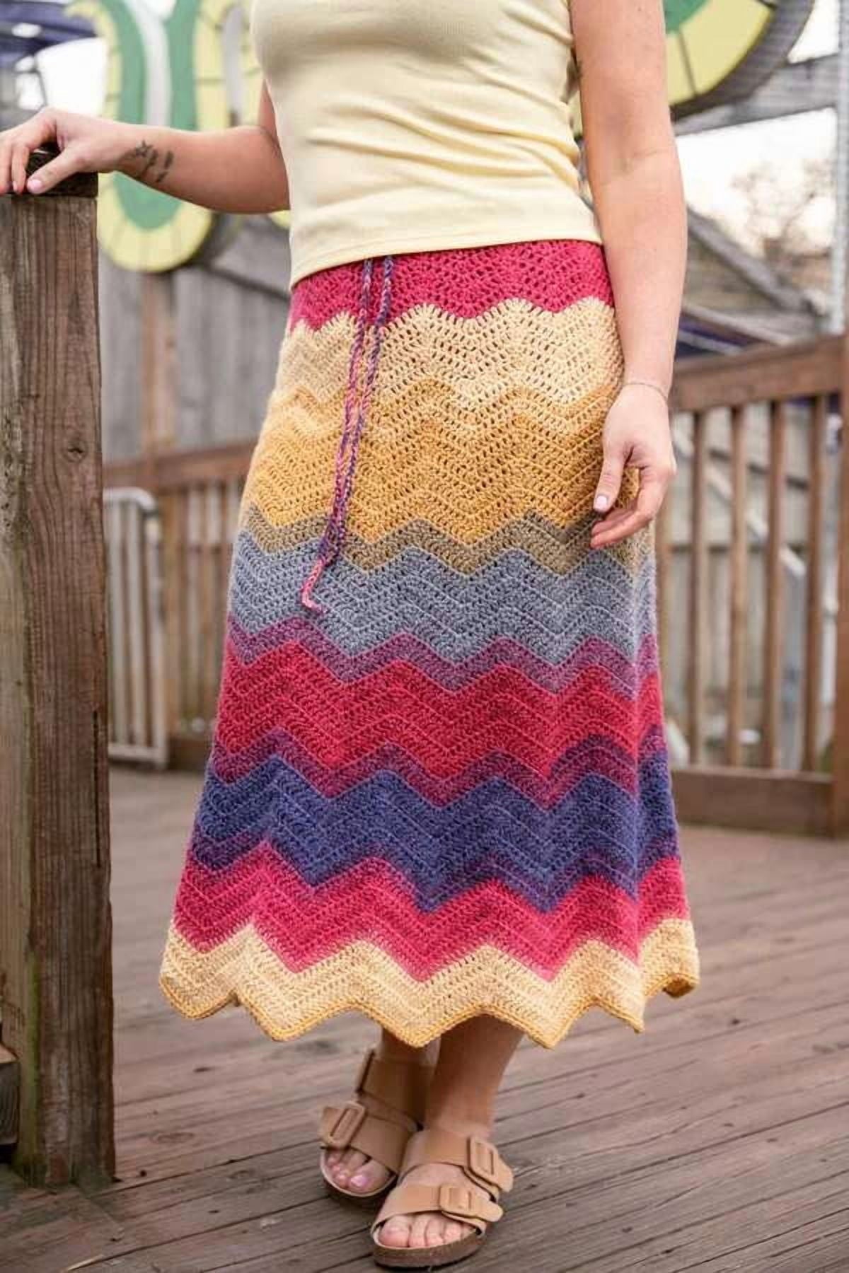 Lion Brand Yarn Mandala Ombre Happy Cake Medium Acrylic Multi-color Yarn