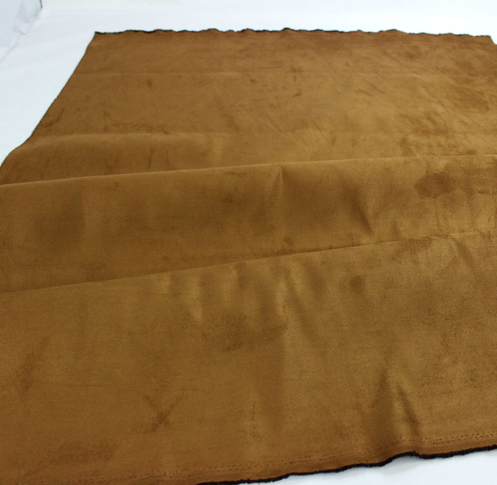 Mybecca Suede 58" Width - 100% Polyester Faux Craft Fabric By the Yard - Color: Black