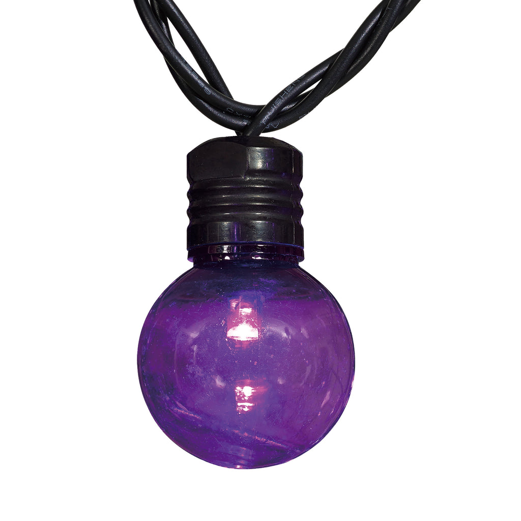 Indoor/Outdoor 70-Count LED G30 Globe String Lights, Multicolor, 21', Halloween by Way To Celebrate