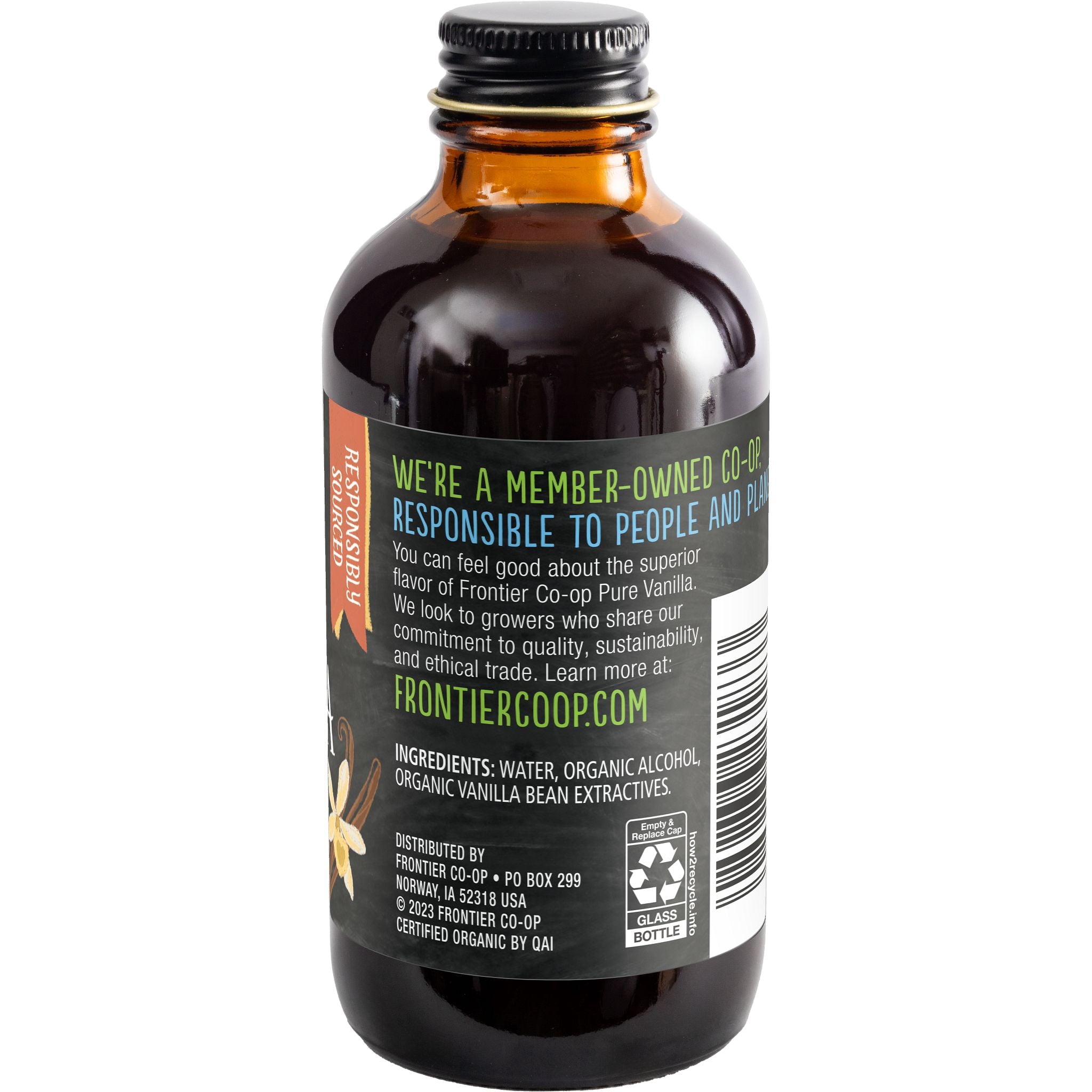 Frontier Co-op Organic Vanilla Flavoring 4 fl. oz.