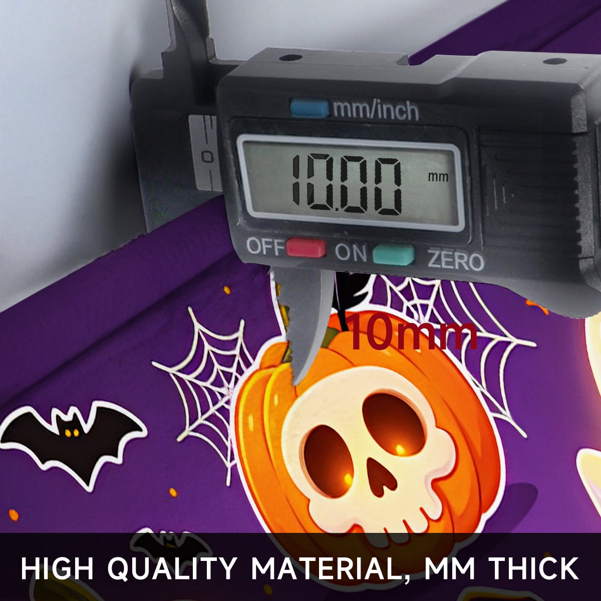 YIMEIS Halloween Neon Pumpkin Lanterns 3Pcs Flannel Mat & Kitchen Rugs Set,Soft Non-slip,16''×24'' 20''×30'' 17''×47'' Inches,for Entryway Bathroom