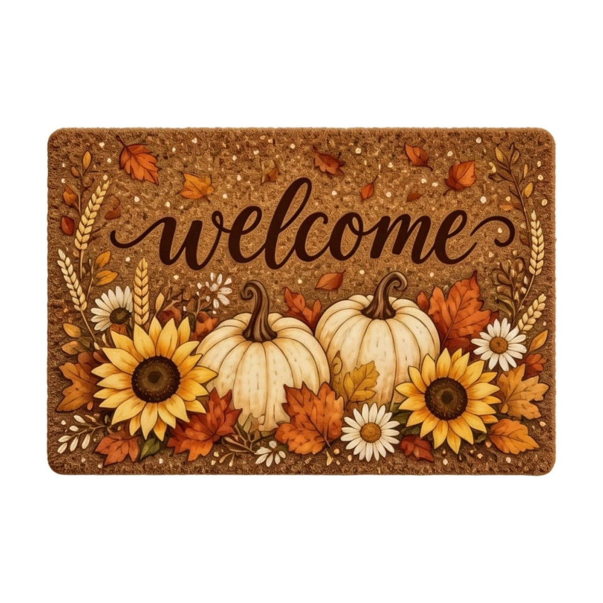 Autumn Door Mat for Entryway, 16x24 Inch, Fall-Themed Floor Doormat for Home Decor, Non-Slip Rug Mat for Living Room, Kitchen, Bedroom, Gifts for Fall Lovers (E)