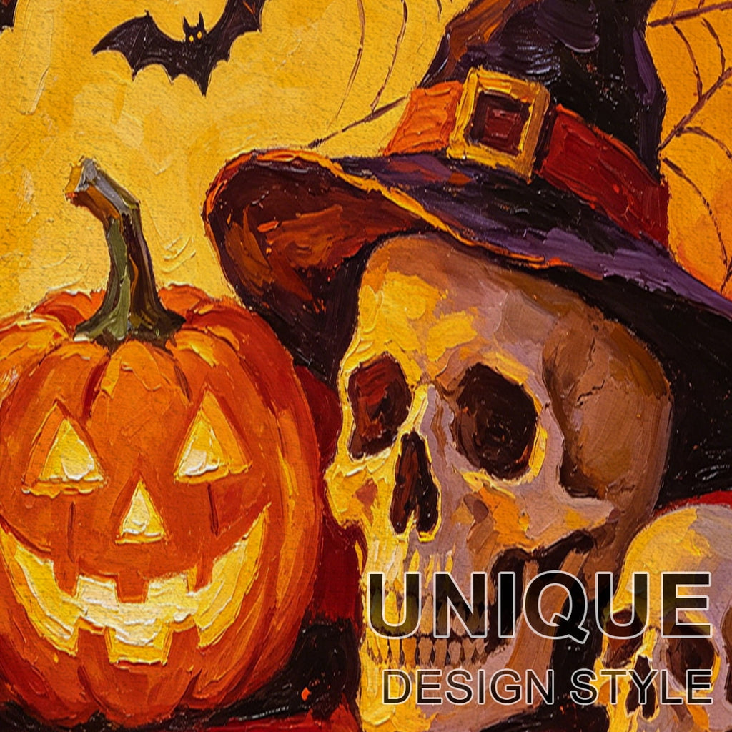 YIMEIS Halloween Pumpkin Lanterns 1Pc Flannel Mat and Kitchen Rugs,Soft Non-slip,Perfect for Home Bathroom