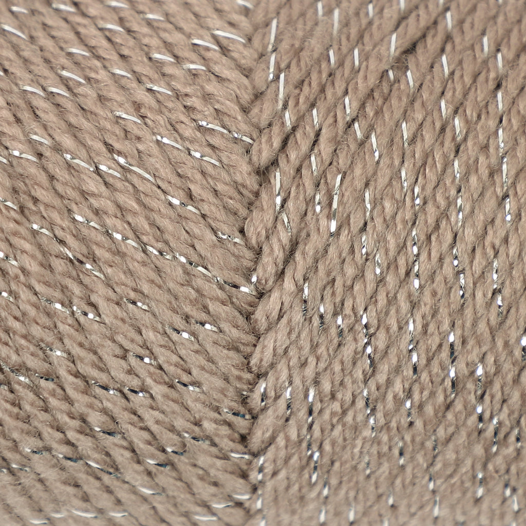 Mainstays Sparkle Acrylic Yarn, 5 oz, Platinum Silver