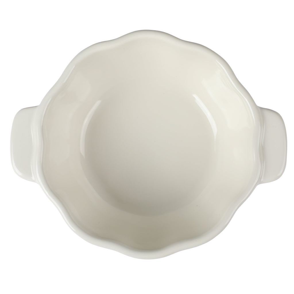 The Pioneer Woman 0.5 Qt Pumpkin Stoneware Mini Cocottes Set with Side Handles, Linen Finish, Set of 3
