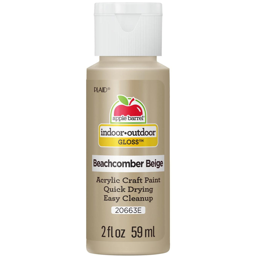 Apple Barrel Acrylic Craft Paint, Gloss Finish, Black, 2 fl oz