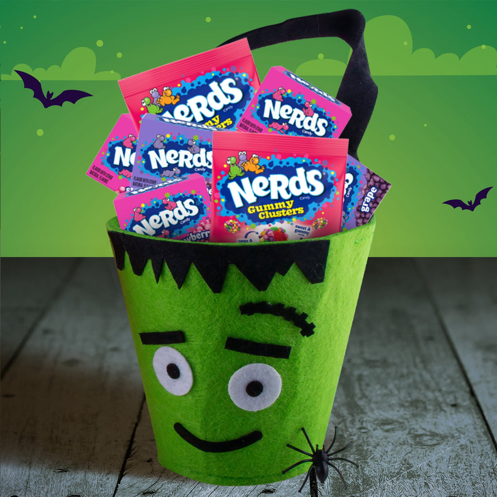 Nerds Grape & Strawberry Candy, Halloween Mini Candies, Classic Nerds, 7.38 oz