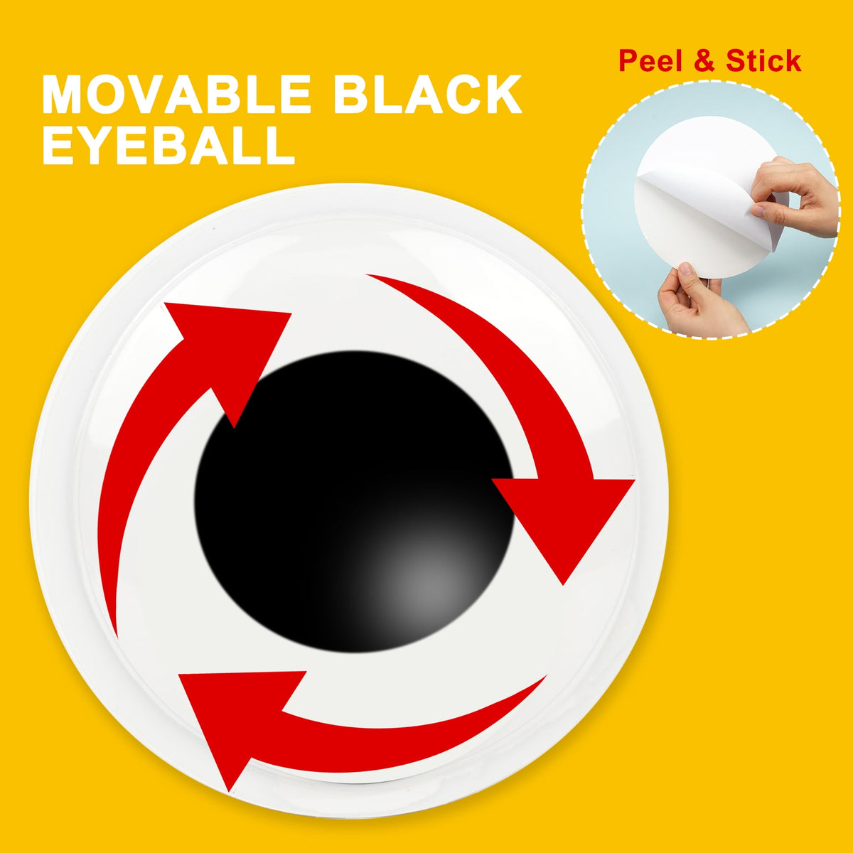 LotFancy 1100Pcs Googly Eyes Self Adhesive for Crafts, Plastic Wiggle Eyes Multi-Color