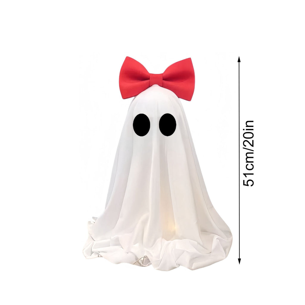 AuroraX Halloween Ghost Decor Outdoor Halloween Decoration Courtyard Tabletop Desktop Haunted Halloween Decoration for Yard Garden Pink