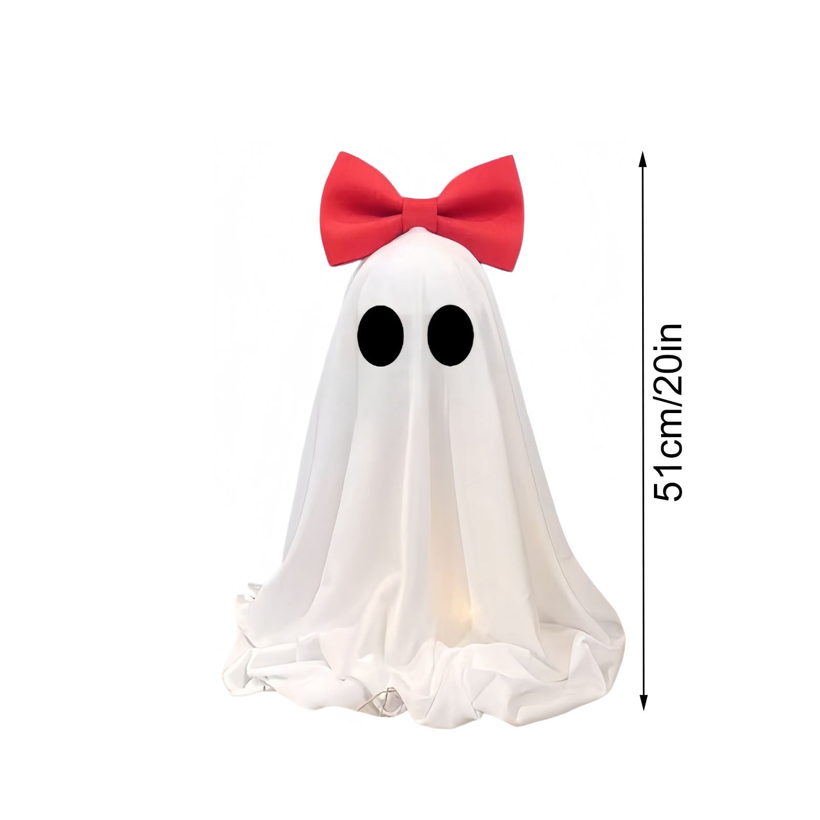 AuroraX Halloween Ghost Decor Outdoor Halloween Decoration Courtyard Tabletop Desktop Haunted Halloween Decoration for Yard Garden Pink
