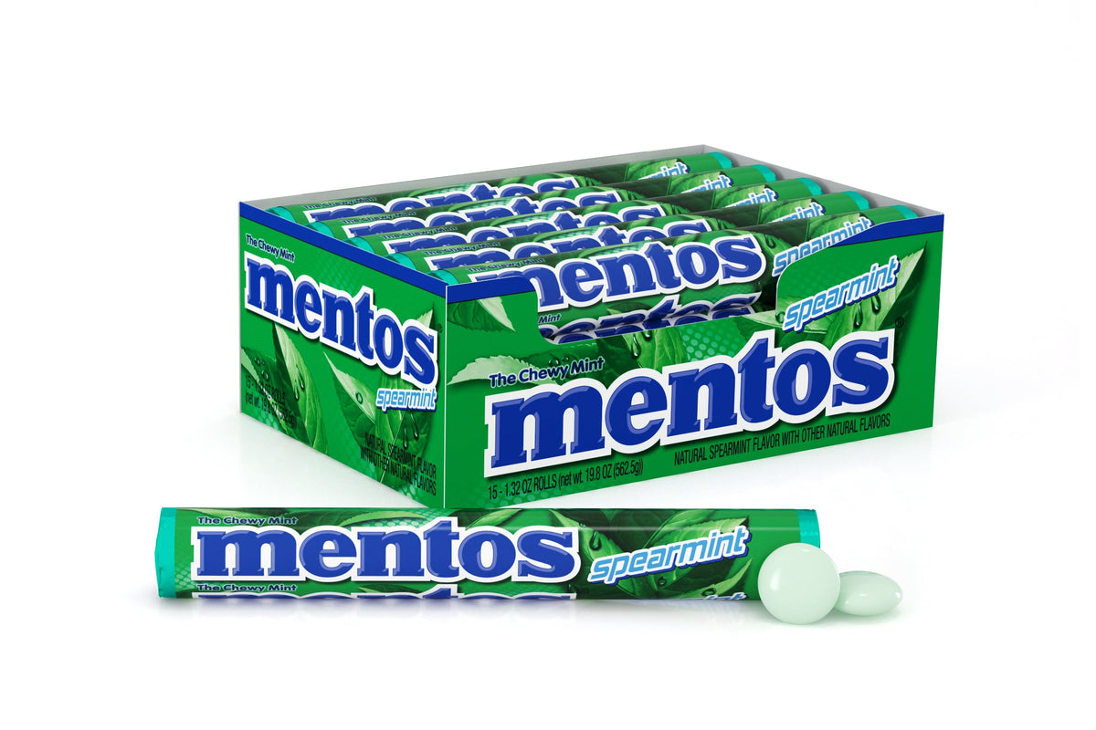 Mentos Spearmint Rolls - Box of 15