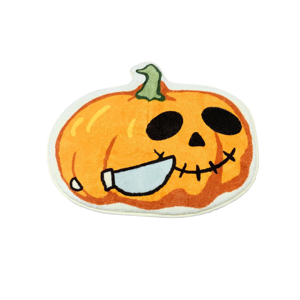 Halloween Fall Thanksgiving Bath Mat Ghost And Pumpkin Shaped Absorbent Non Slide Soft Doormat For Entryway Decor
