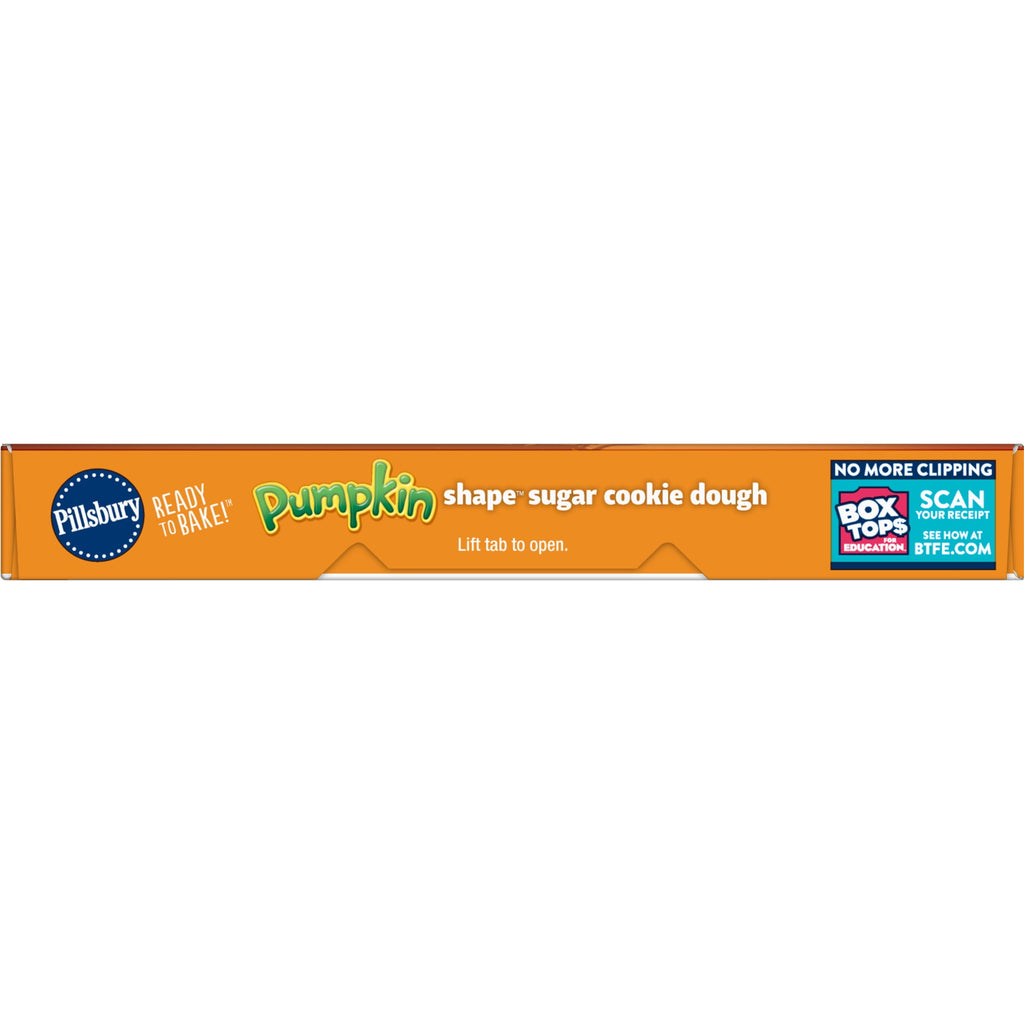 Pillsbury Ready to Bake! Pumpkin Shape Sugar Cookie Dough, 20 Cookies, 9.1 oz