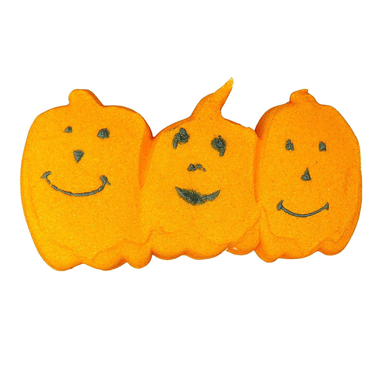 Peeps Marshmallow Pumpkins, Trick or Treat Candy, Pack of 3, 6 Count per Pack
