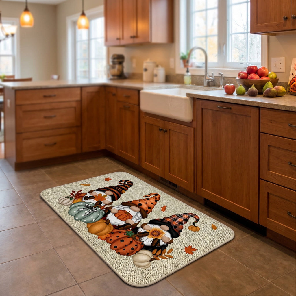 Autumn Door Mat for Entryway, 16x24 Inch, Fall-Themed Floor Doormat for Home Decor, Non-Slip Rug Mat for Living Room, Kitchen, Bedroom, Gifts for Fall Lovers (E)