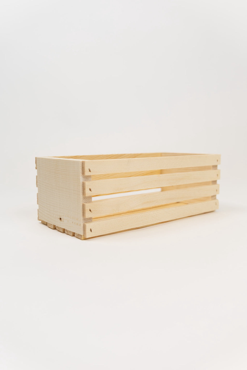Hello Hobby Unfinished Wood Crate, 12 in x 5.5 in x 4 in