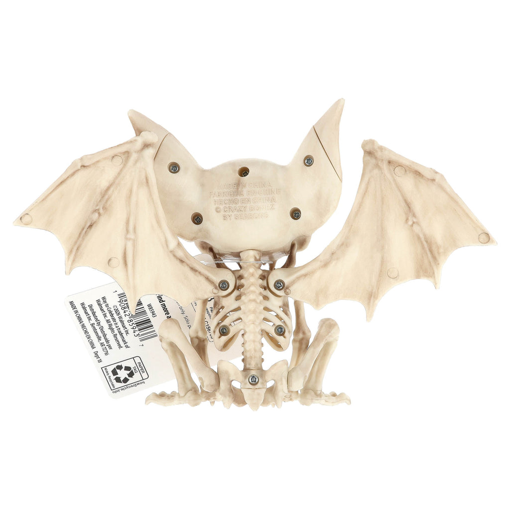Faux Skeleton Vampire Bat Decoration, 4.5", Halloween by Way To Celebrate